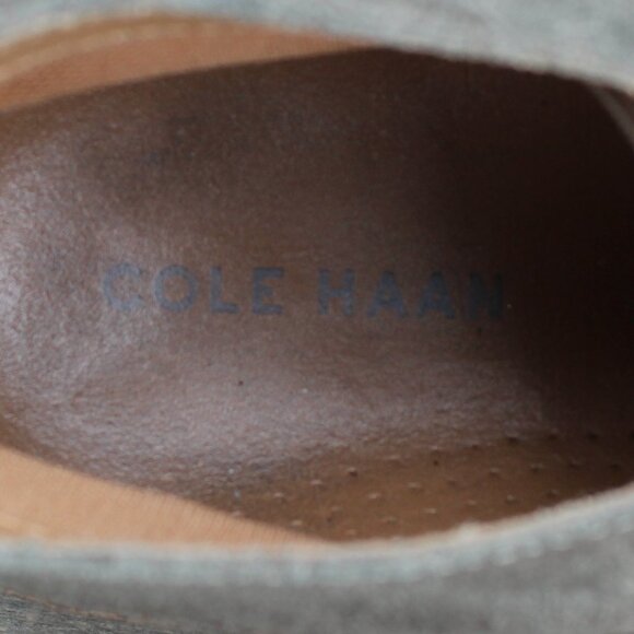 Cole Haan Brown Oiled Leather and Gray Suede Chukka, Men's 10.5 M, EUC - Picture 9 of 13
